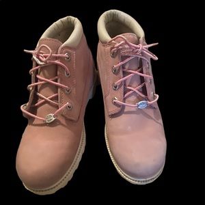 Timberland Nellie Chukka Pink Boots Womens 8.5